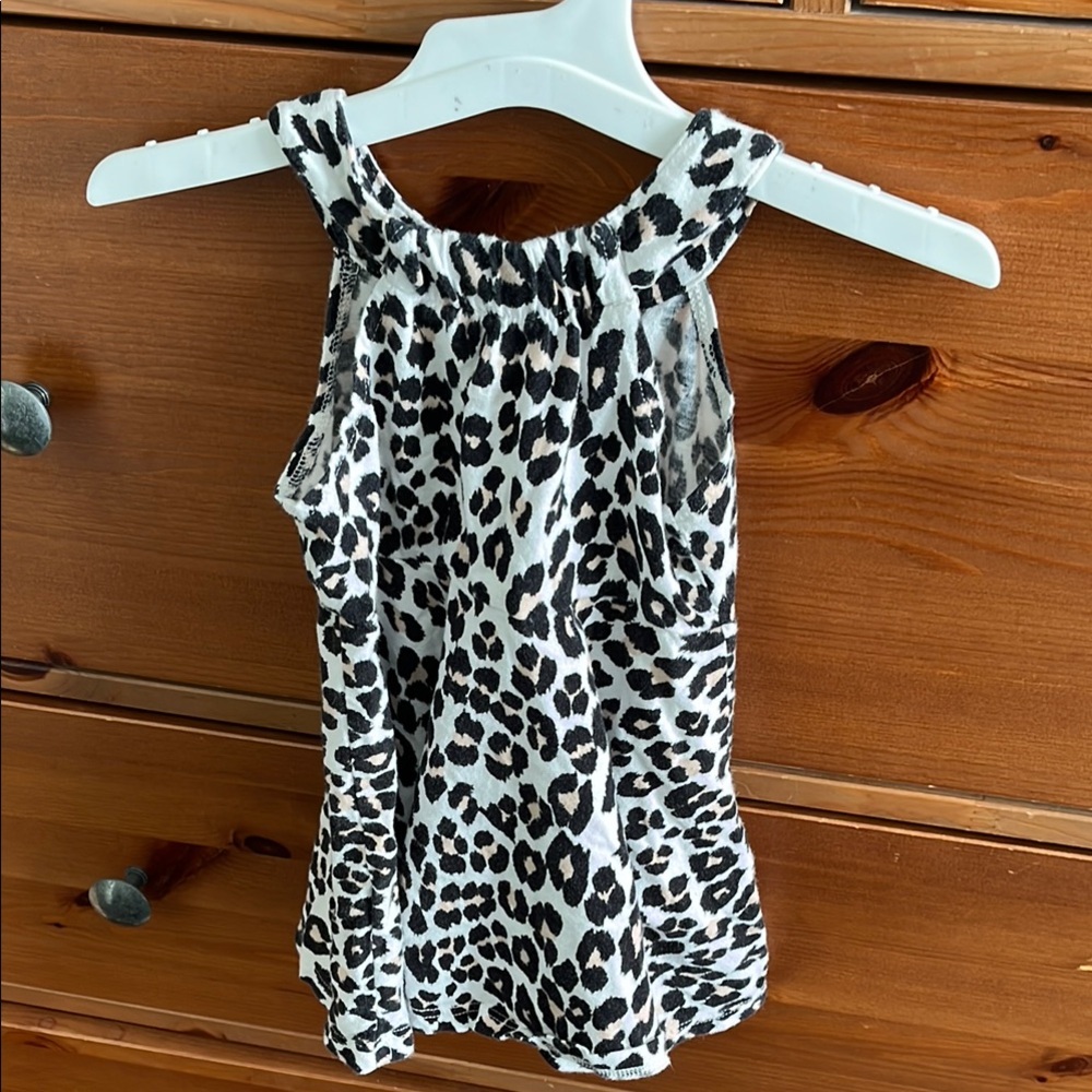 Leopard Print Sleeveless Top
